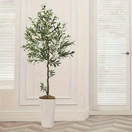 Artificial Olive Tree 6FT Tall Faux Fake Silk Plant