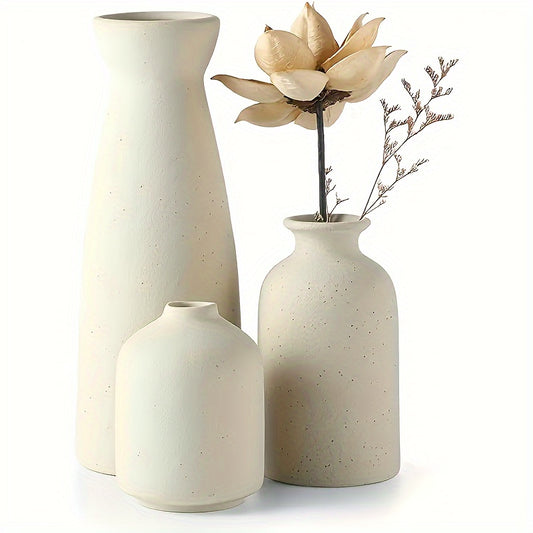 Boho Ceramic Vase Set