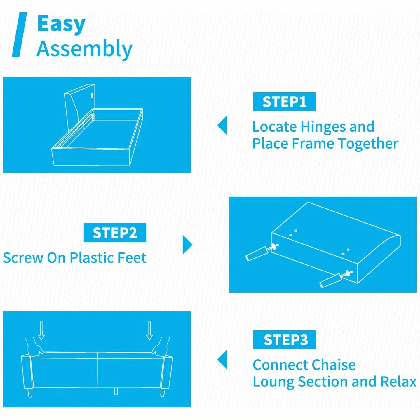 Convertible L Shaped Sectional Sof.