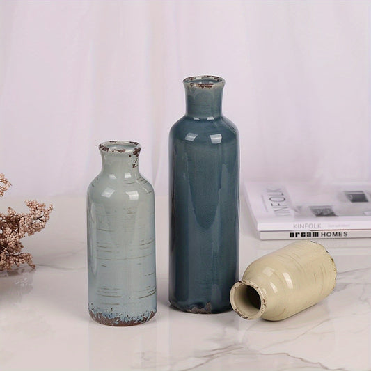 3 Morandi Ceramic Vases