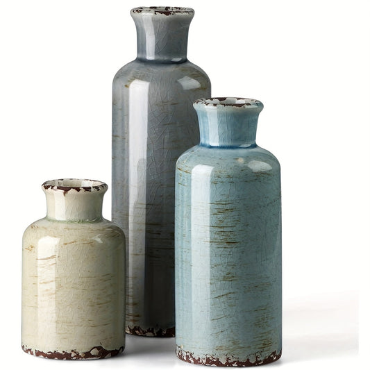 3 Morandi Ceramic Vases