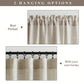 Linen Curtains Rod Pocket Burlap Linen