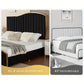 Headboard Platform Bed Velvet