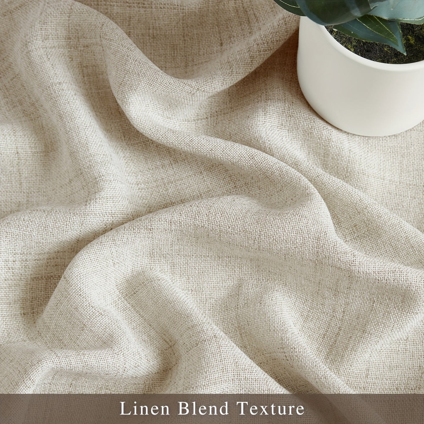 Linen Curtains Rod Pocket Burlap Linen