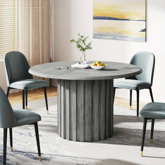 Round Dining Table Modern Wood