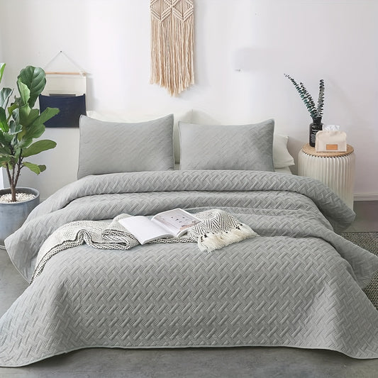 Soft & Breathable Solid Color Bedspread