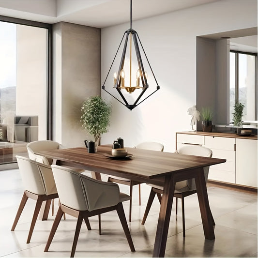 3-Light Modern Chandelier Pendant