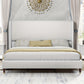 Headboard Upholstered Bed Frame with Wingback